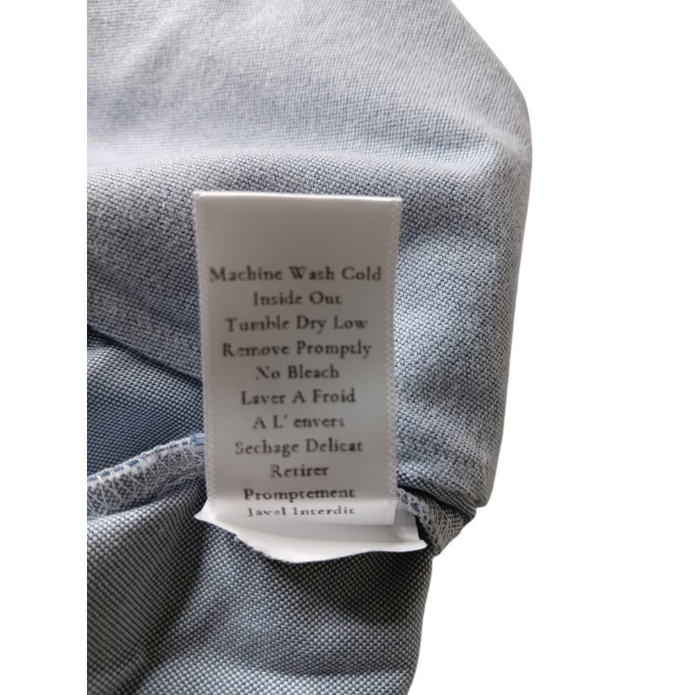 New with Tags Frank & Eileen Joedy Shirt Small Blue Cotton Oversized Button Up - Picture 15 of 15